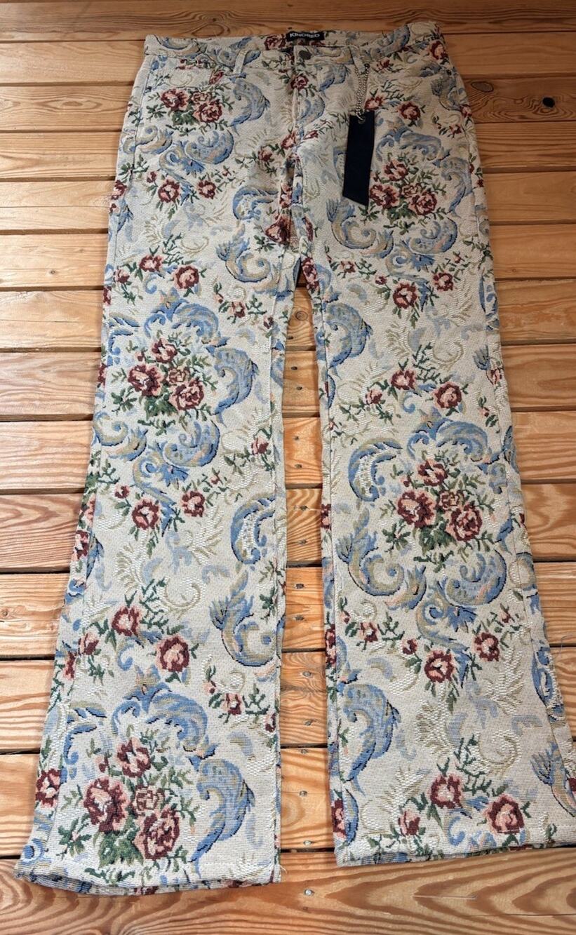 Kindred NWT Men’s Mid Rise Straight Floral Pants Size 36x36 Multicolor Sf